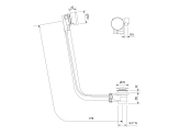 VÝPUSŤ SANTECH S NAPOUŠTĚNÍM 70 cm